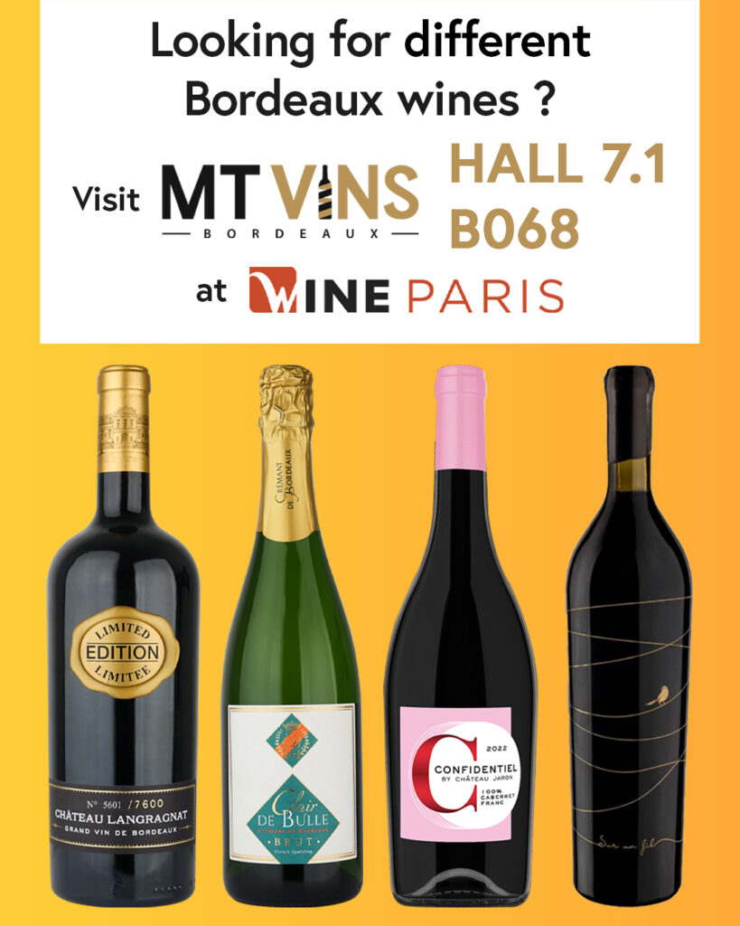 Wine Paris 2025 - wine - vin - vins de bordeaux - bordeaux wines - french wine - event in france - france - different wines - vins différents - stand - booth - paris 